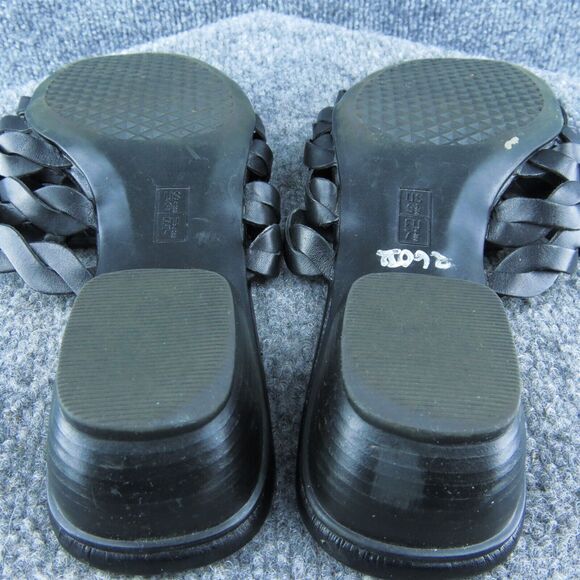 Aerosoles Women Slide Sandal Shoes Black Synthetic Size 9.5 Medium - Picture 8 of 9